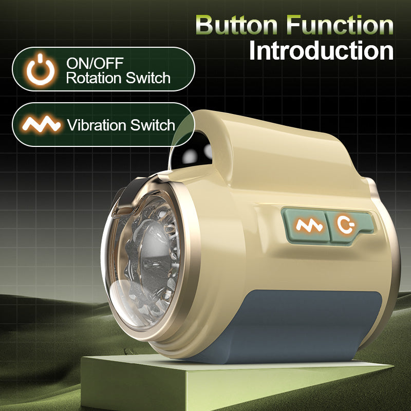 Cupsland 7 Vibrating & Thrusting Rotation Handheld Male Masturbator