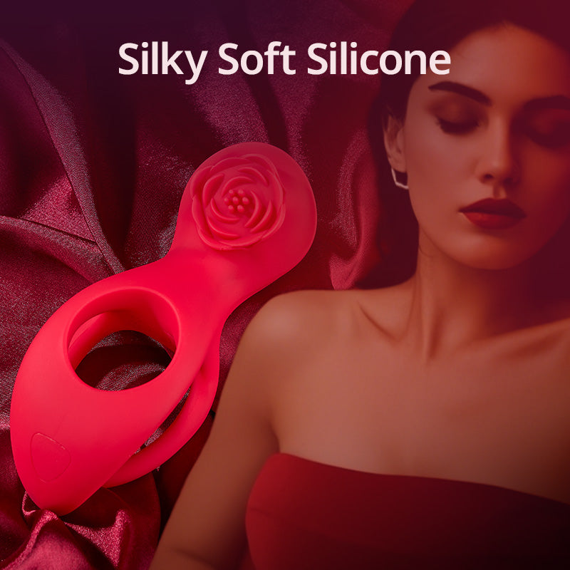 7 Vibration Clitoral Stimulation Massage Couple-Oriented Cock Ring