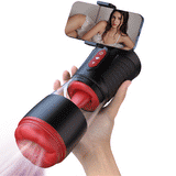 [Partner Play] LickMe Phone Holder 4 Suction 7 Tongue-Licking Voice Function Masturbator