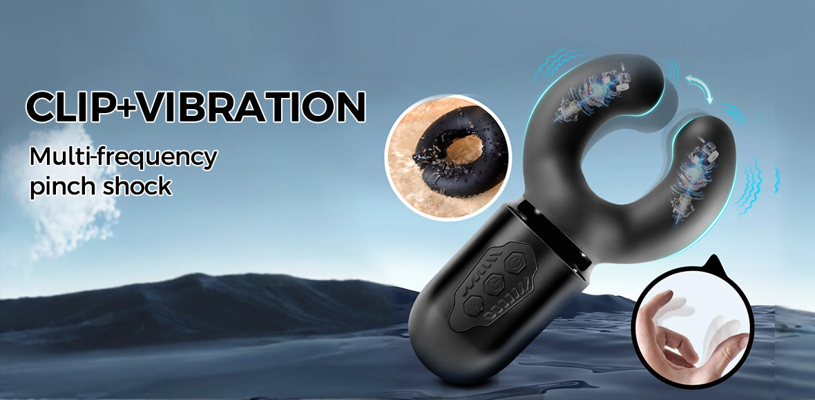 Men's Desensitization Trainer With Automatic Massage Clamp – Electric Glans Sensitivity Exerciser