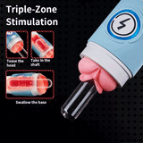 【Immersive Mode】Leten ThundercoreX 6 Thrusting Infrared Heated Realistic Vaginal Masturbator