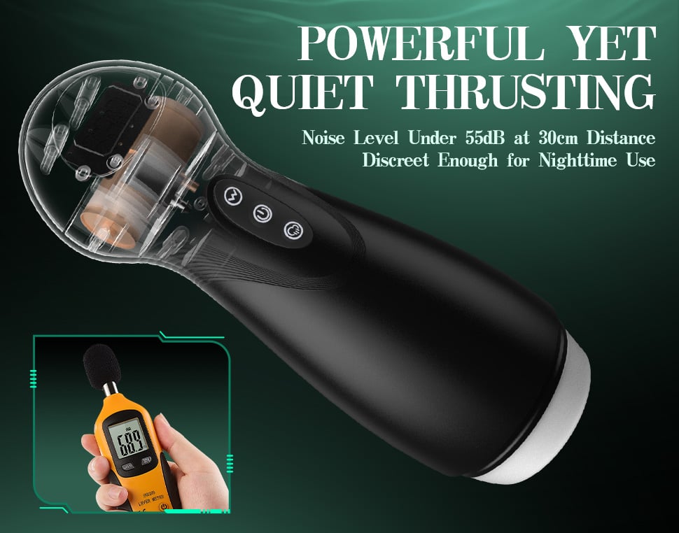 SolaceX Intense Suction & Vibration Pleasure Male Masturbator