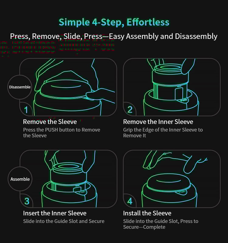 TRYFUN App-Controlled Automatic Thrusting Rotating Heating Smart Masturbator Cup