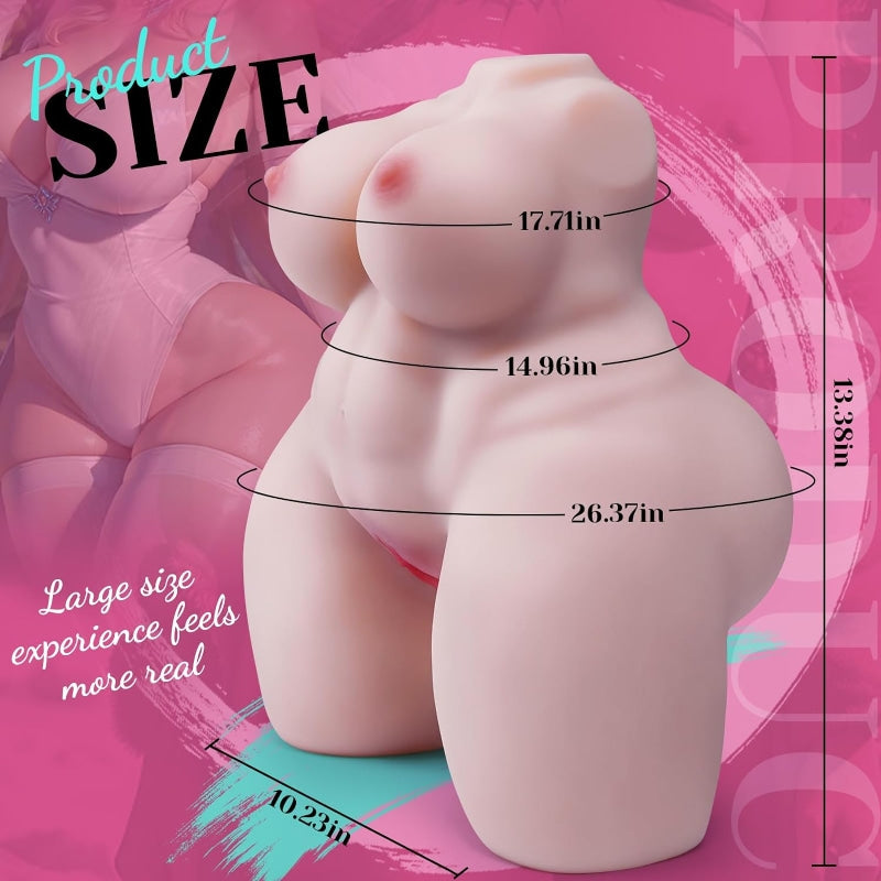 Emma BBW 9.8LBS Sex Doll with Big Ass and Boobs Male Sex Toy Love Doll
