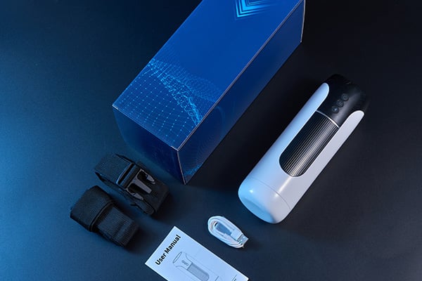 Saith Wearable 7 Thrusting & Vibrating Heating Vocable Masturbator Male Sex Toys