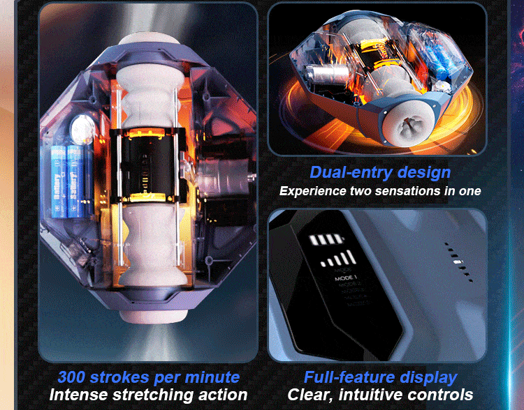 SVAKOM 5 Thrusting Modes Blowjob Sex Toy Stroker Adult Toys for Men