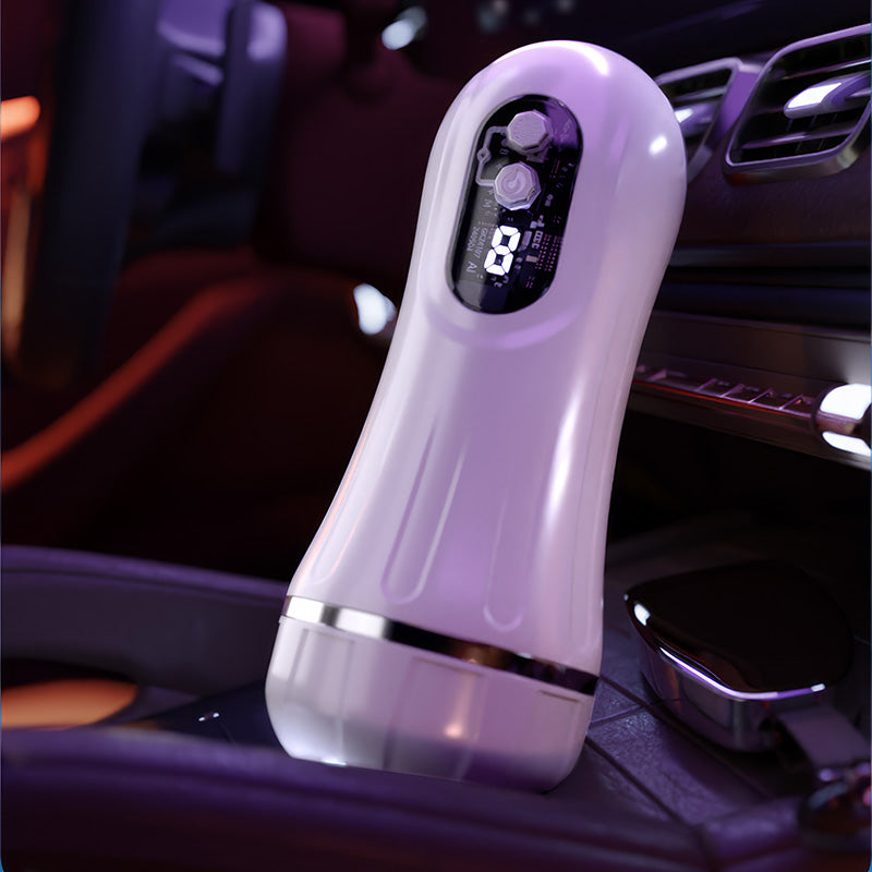 【Partner Play】Cyberpunk 9 Vibration  App Control Masturbator Cup