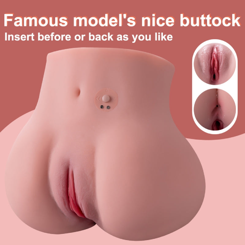 【Electric Butt 】4.62lbs Real Touch Butt 3 Speeds And 7 Frequencies