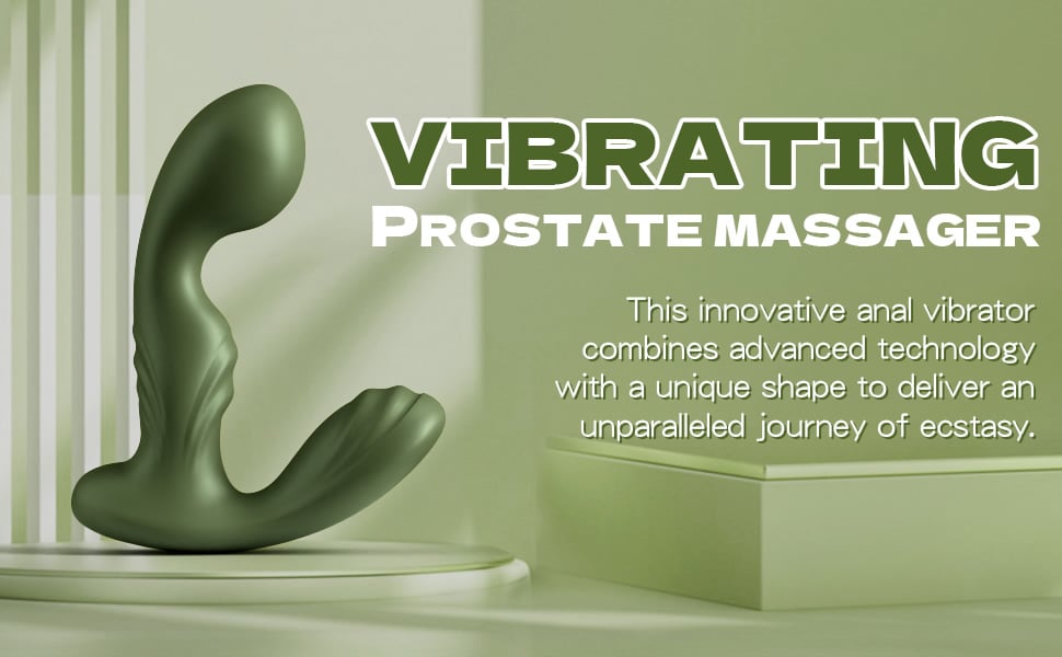 Double-ended 3 Speed 7 Frequencies Vibrating Prostate Massager