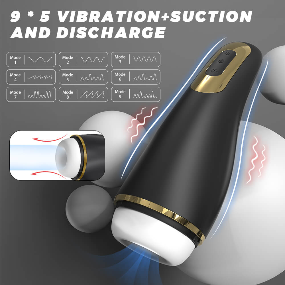 Pulsewave 9+5 Vibration Suction Masturbator