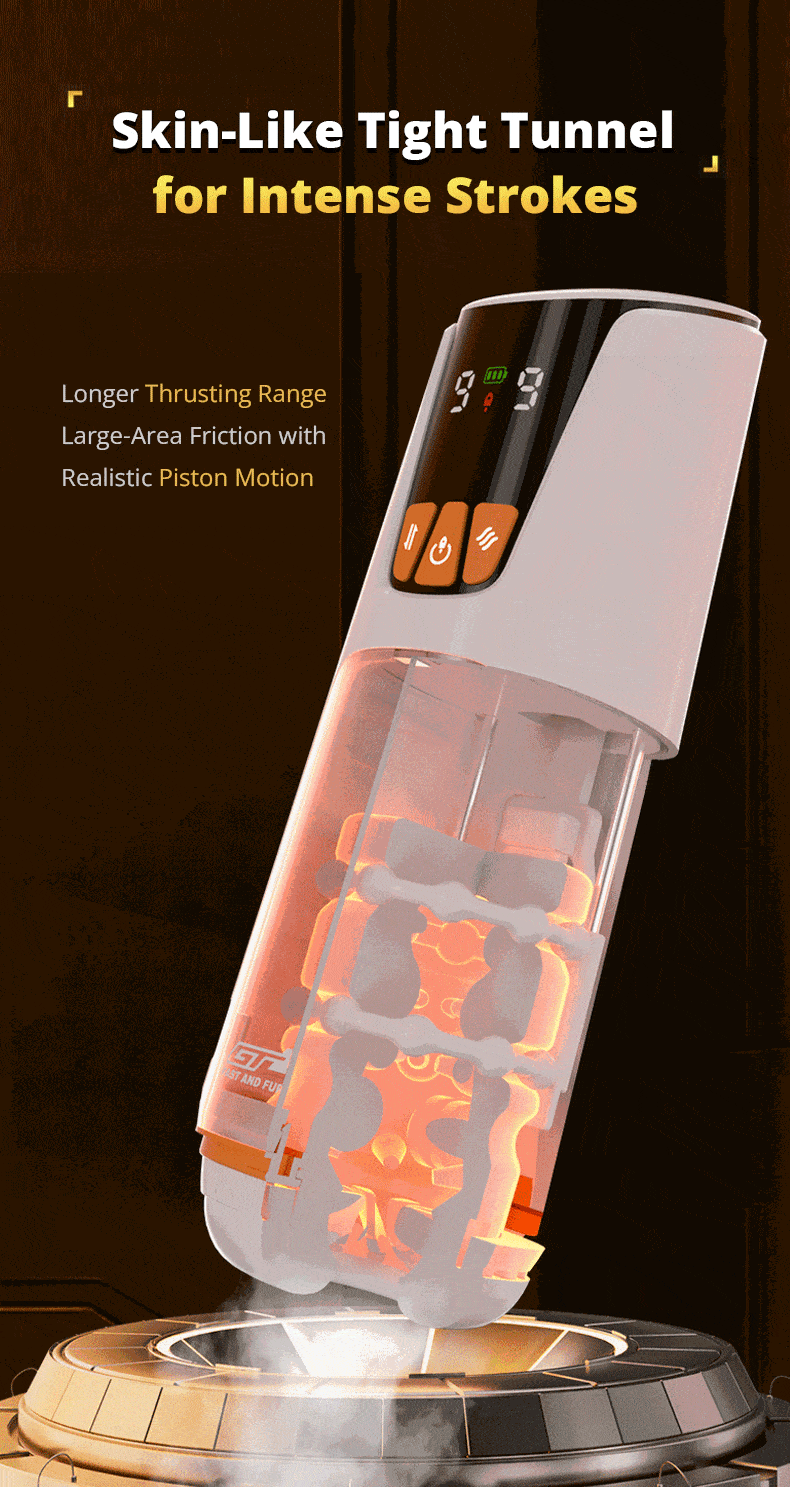 Vulcan Pulse 9 Thrusting 9 Vibration Masturbator Cup