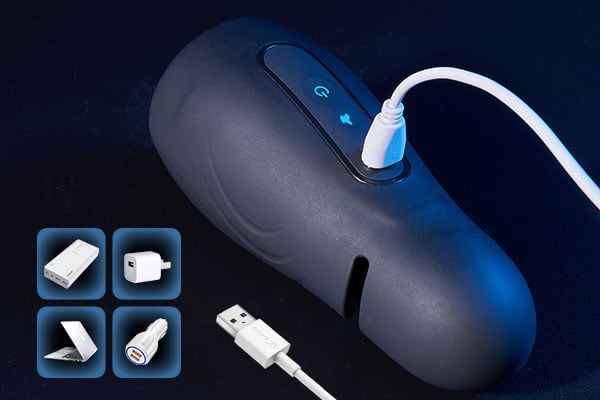 Mr. Bond 7 Vibrating Heating Ipx7 Male Glans Training Stimulator