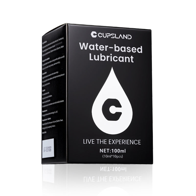 Portable 10-Piece 10x10ml Water-based Lubricant Sachet Box