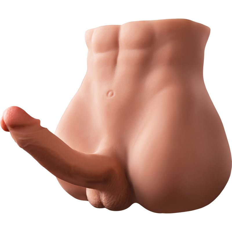 Bartley Built In Full Keel 360° Bendable Manual Durable Realistic Dildo