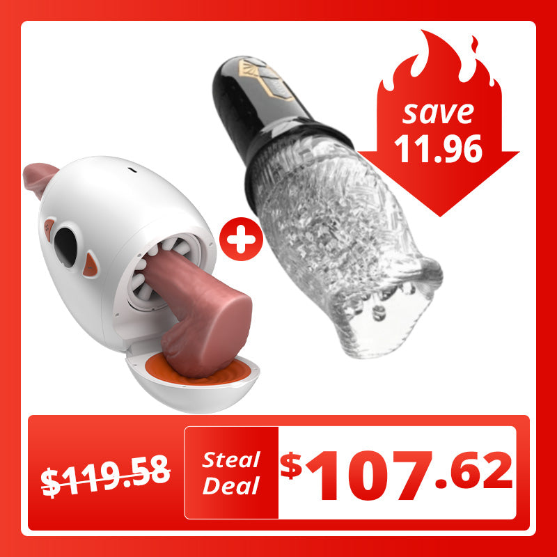 Ball Massage Focus Testicle & Glans Stimulation Electric Male Masturbator