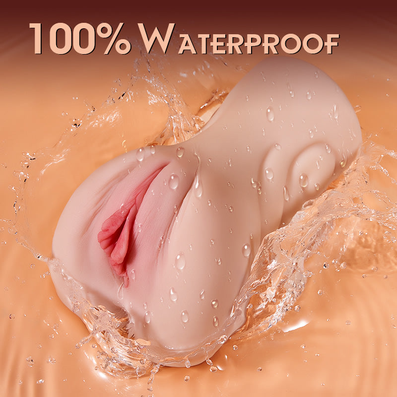Stella Vibrating Pocket Pussy Male Masturbator with Textured Vagina