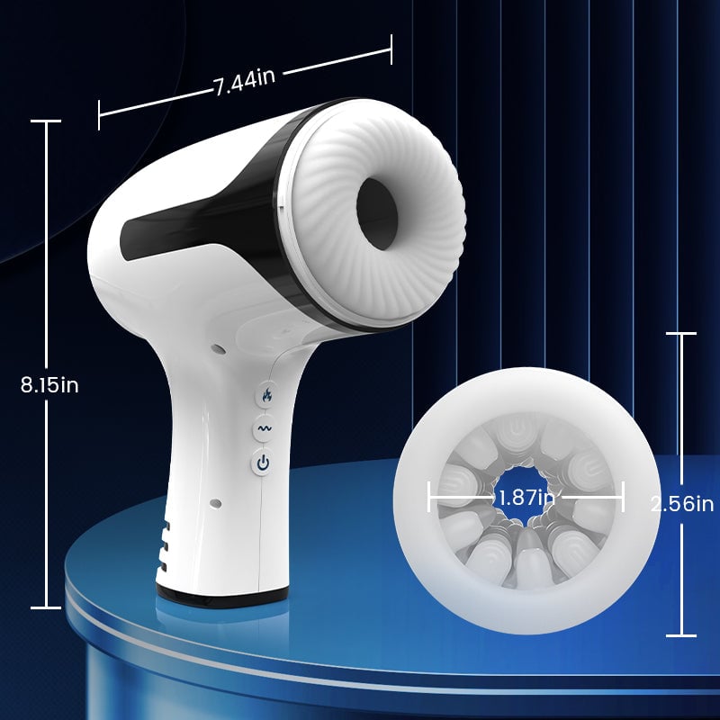 William - Through-Hole Vibrating Stroking Male Masturbator Sex Toys For Men