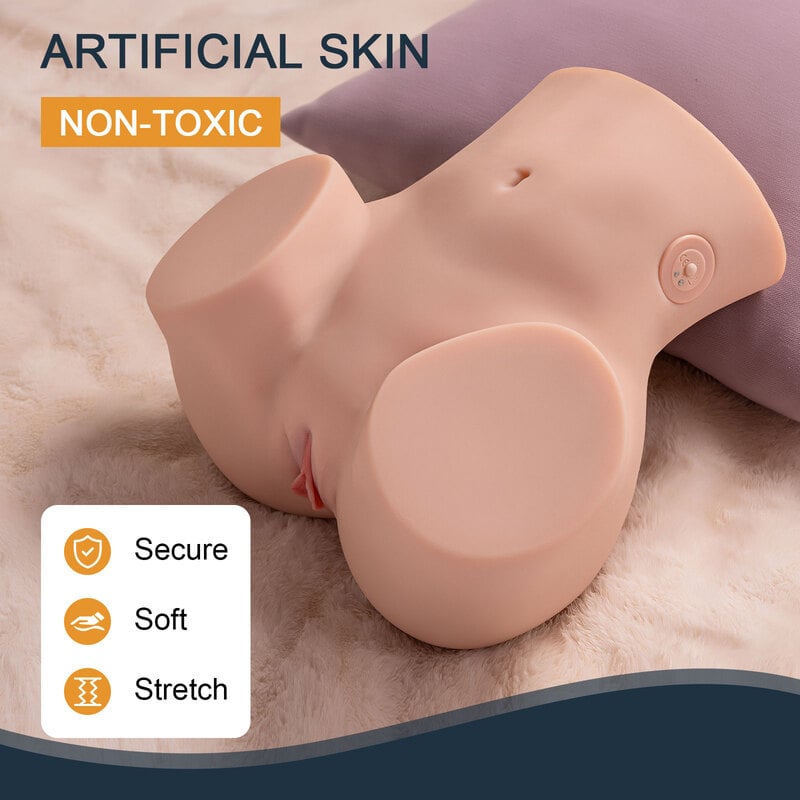 Paisley 16.42Lbs Electric Big Butt 3Speed 4Frequency Lifelike Soft Real Skin