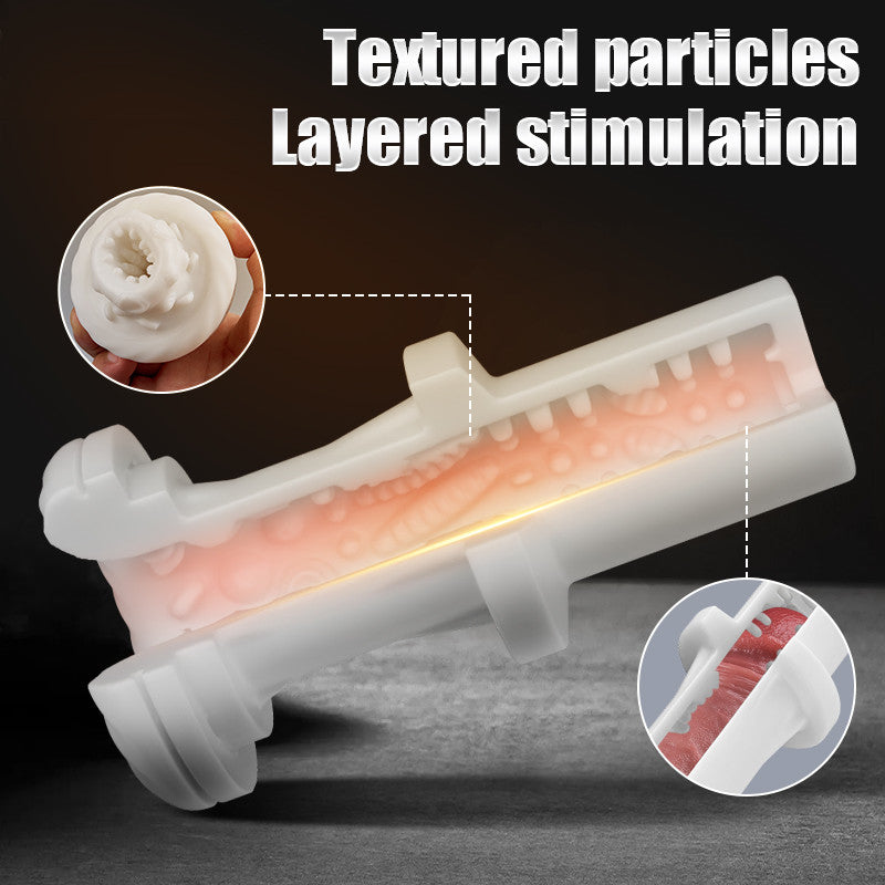 Saith Wearable 7 Thrusting & Vibrating Heating Vocable Masturbator Male Sex Toys