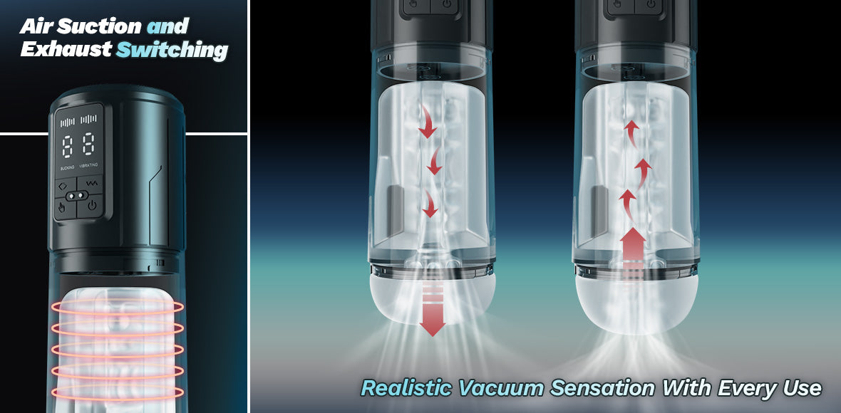 The Stamina Beast 9 Vibration & Sucking Automatic Male Masturbator Blowjob Stroker Male Sex Toy