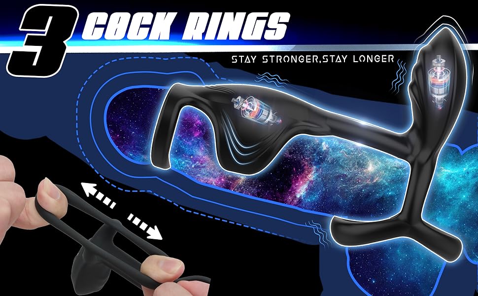 Couple Use APP Control 10 Vibrating Male Silicone Penis Ring