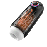 [5.7 IN Depth] 6 IN 1-10 Vibrating & Thrusting Fleshlight 4 Sucking Sex Toy Male Maturbator