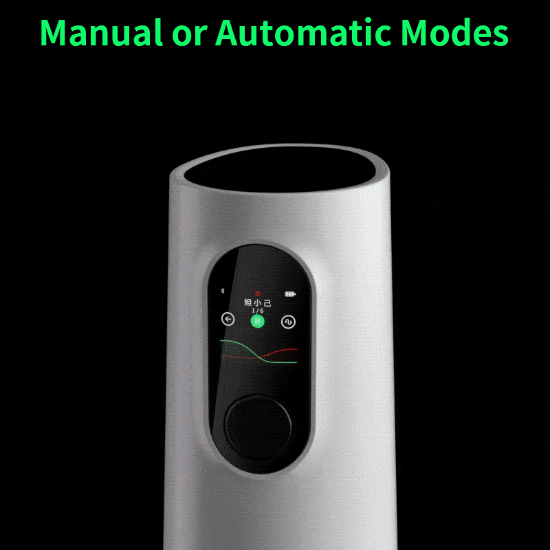 TRYFUN App-Controlled Automatic Thrusting Rotating Heating Smart Masturbator Cup