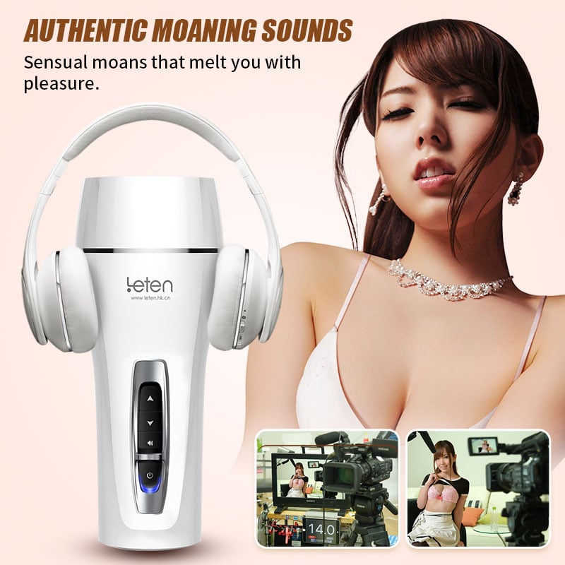 Leten Smart Control 10 Frequency Vibration Pronounce Male Stroker