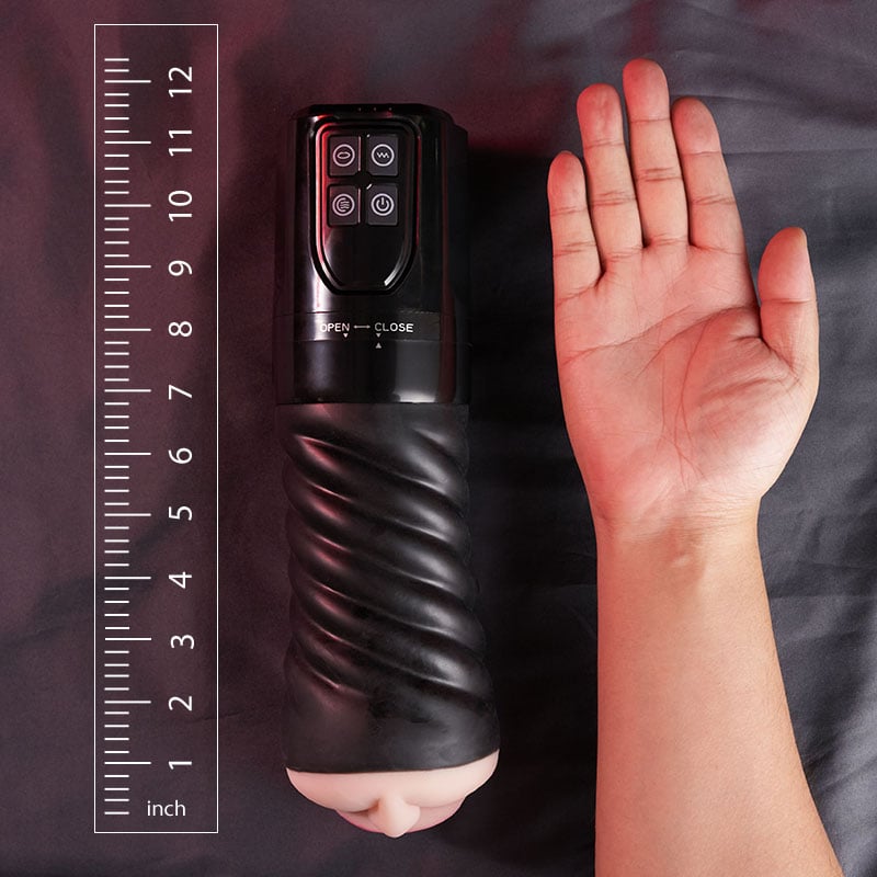 Mouth Obsession Vibration & Suction Remote Play Dual-Density pocket pussy