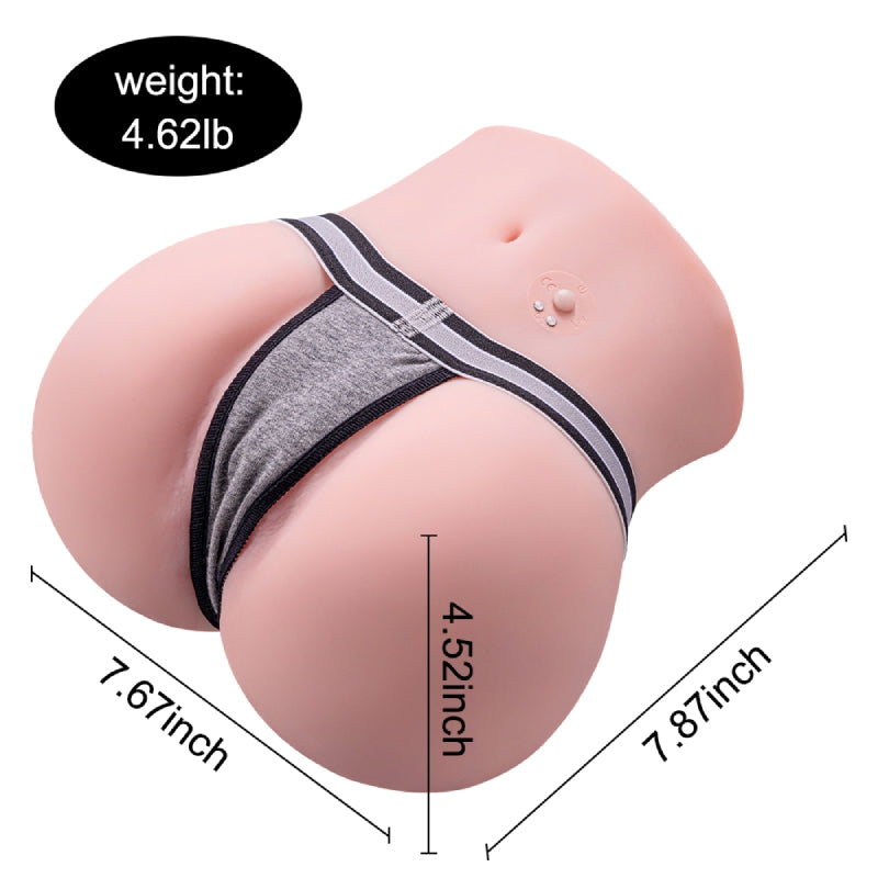 【Electric Butt 】4.62lbs Real Touch Butt 3 Speeds And 7 Frequencies