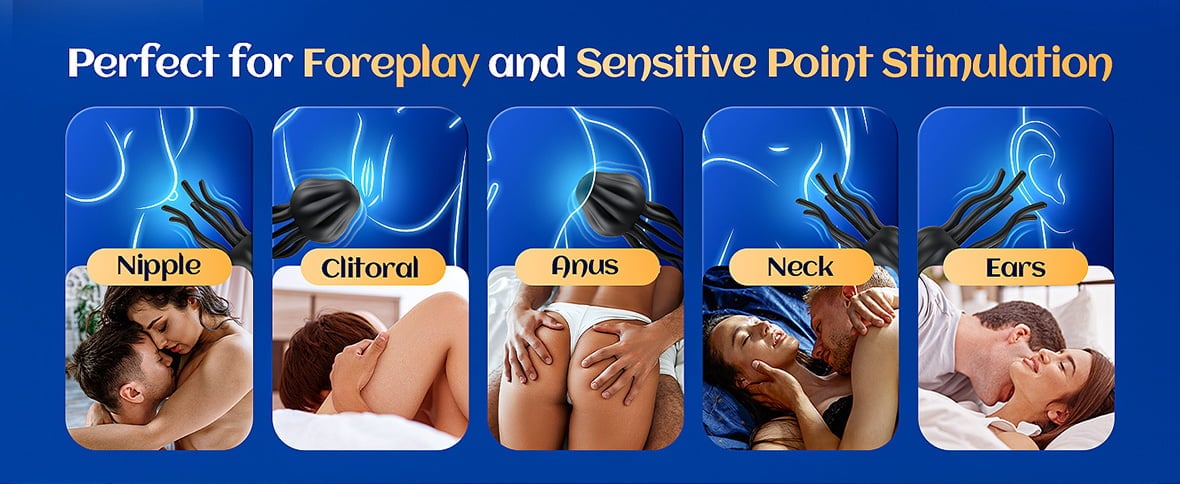 10 Vibrating Modes Wrapping Tentacle Male Vibrator