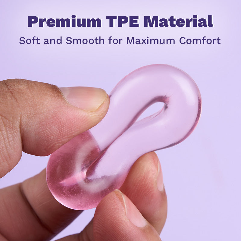 3-Piece Set Cock Rings High-Elasticity Tpe Rings For Male Pleasure