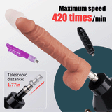 Sex Machine with 7 Attachments Dildos & Masturbator Cup 80° Adjustable Climax Engine