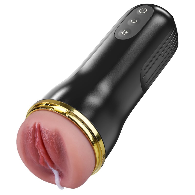 The Captain 10 Vibrating Sucking Pocket Vagina Deep Throat Male Stroker