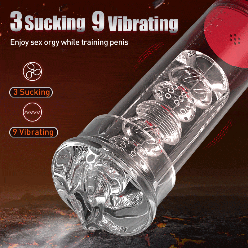 DREAMER Vibration 9 Mode Suction Penis Pump