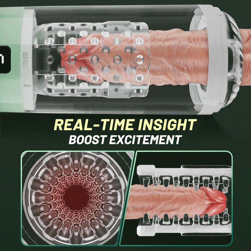 8 Thrusting & Rotation Sexual Visualization Ipx6 Masturbator