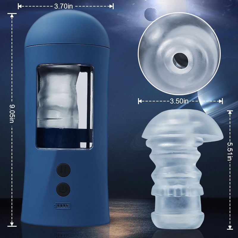 Ethan 3 Telescopic Stroker Big Chamber Suits All Shaft Adult Sex Toys For Men