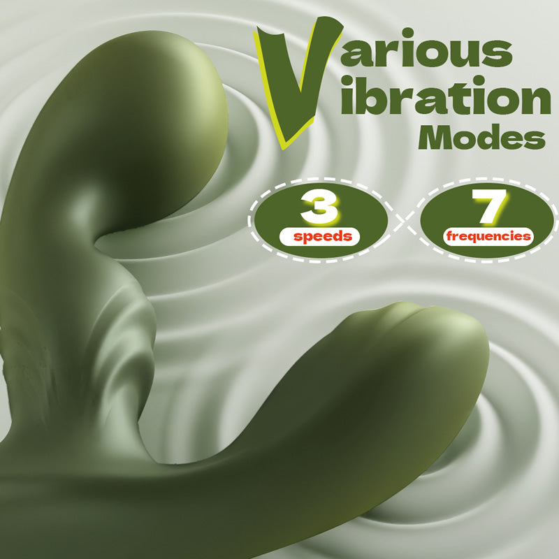 Double-ended 3 Speed 7 Frequencies Vibrating Prostate Massager