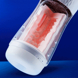 Phantom Pleasure 5 Suction 10 Vibration 3-Language Voice Masturbator With Heated Base Male Sex Toys