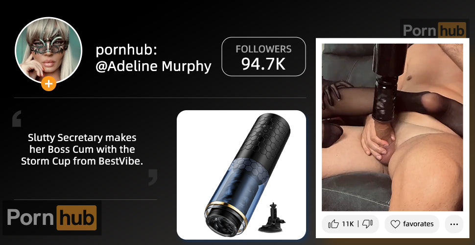 STORM CUP 10 Thrusting Spinning Sex Toys for Men Masturbator