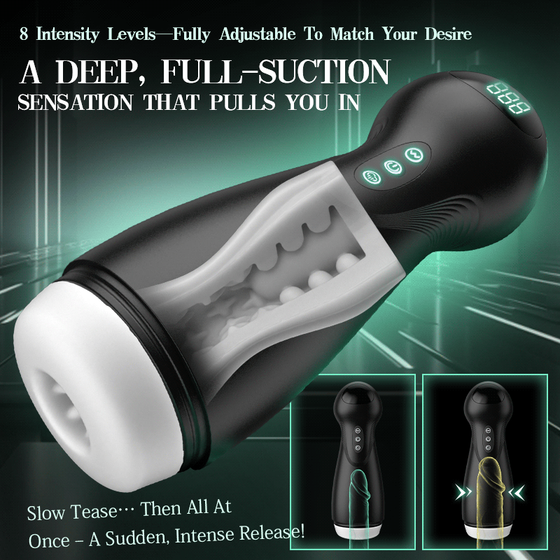 SolaceX Intense Suction & Vibration Pleasure Male Masturbator