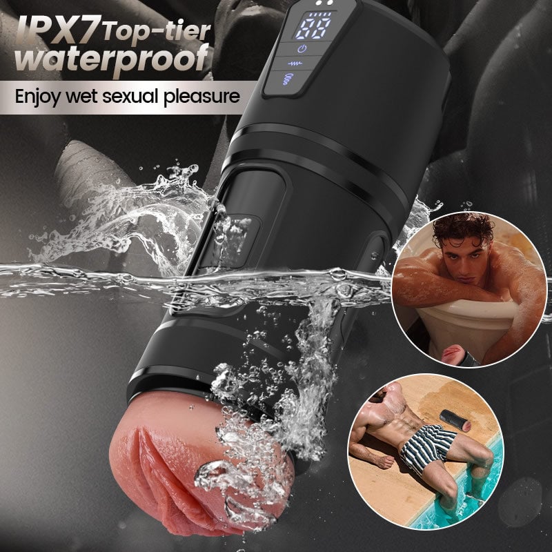 [7 Days! Free Delivery] Challenger - 10 Vibrations  5 Suctions  Ultra-Realistic Vagina  Simulated Masturbator