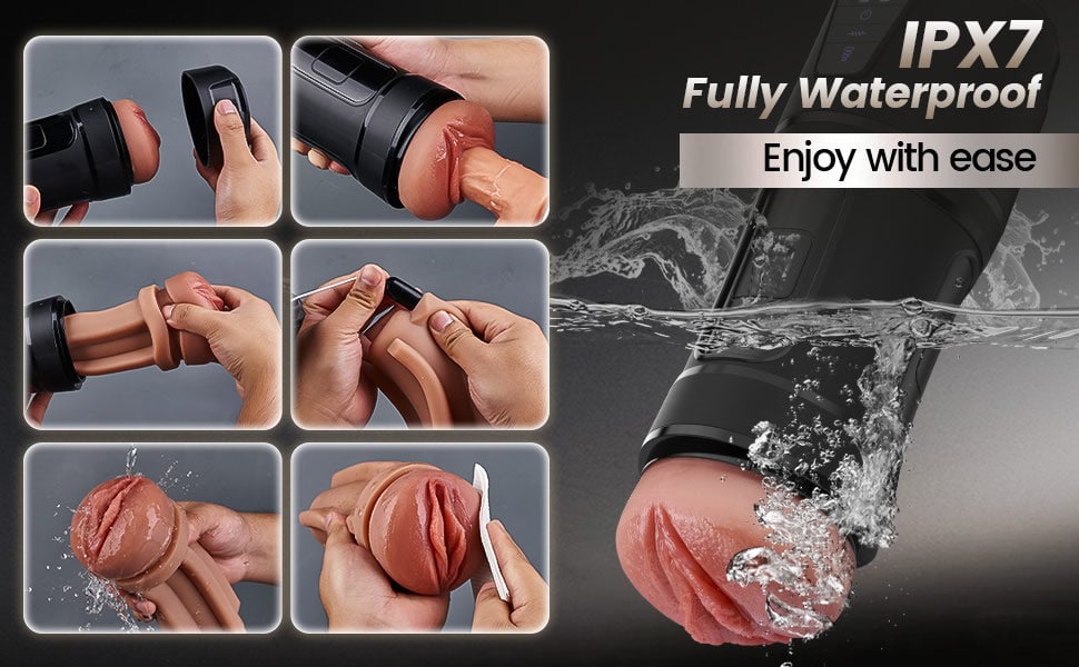 [7 Days! Free Delivery] Challenger - 10 Vibrations  5 Suctions  Ultra-Realistic Vagina  Simulated Masturbator