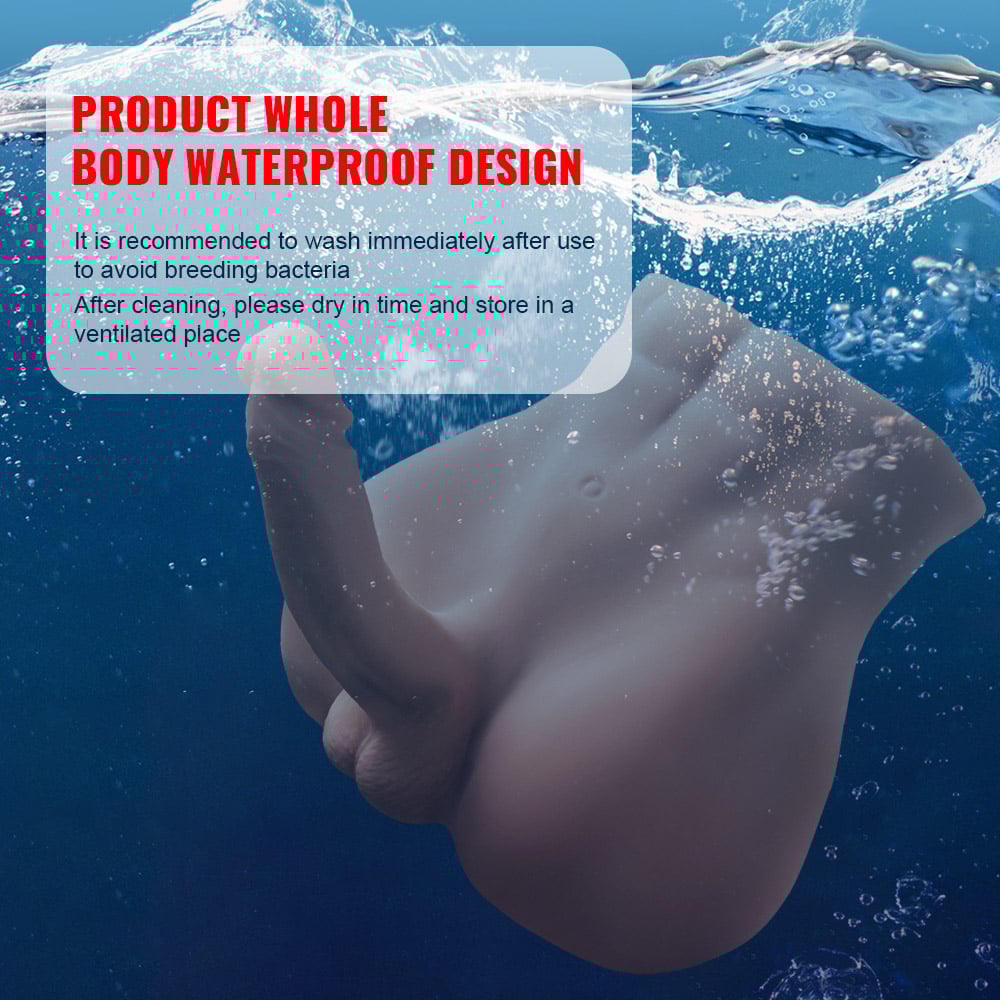 Bartley Built In Full Keel 360° Bendable Manual Durable Realistic Dildo