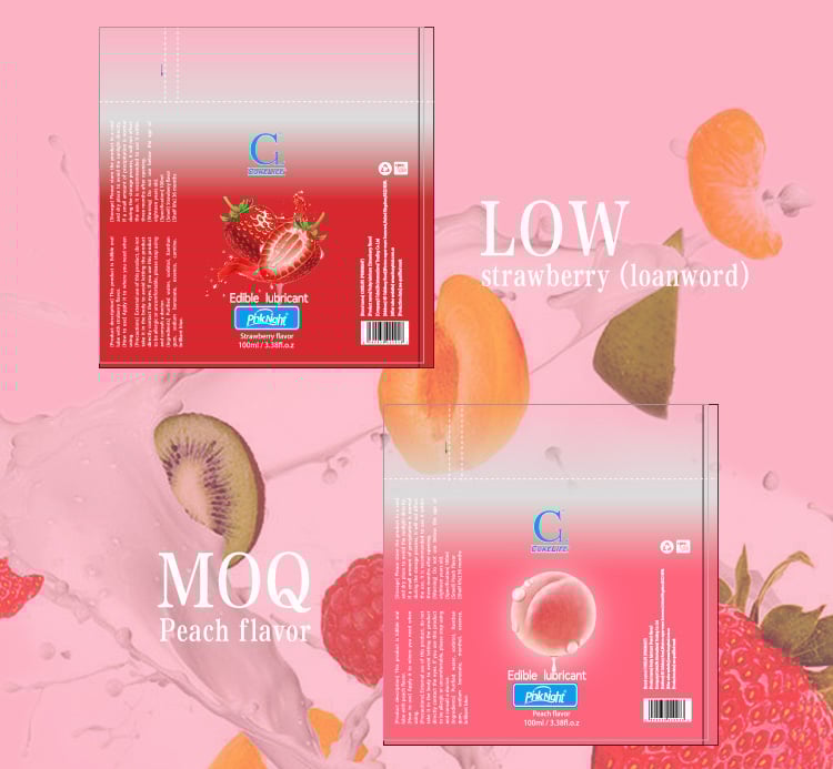 Fruits Flavor 3.38 Fl Oz Personal Lubricants Water Based Sex lube for Oral Sex Fantasy