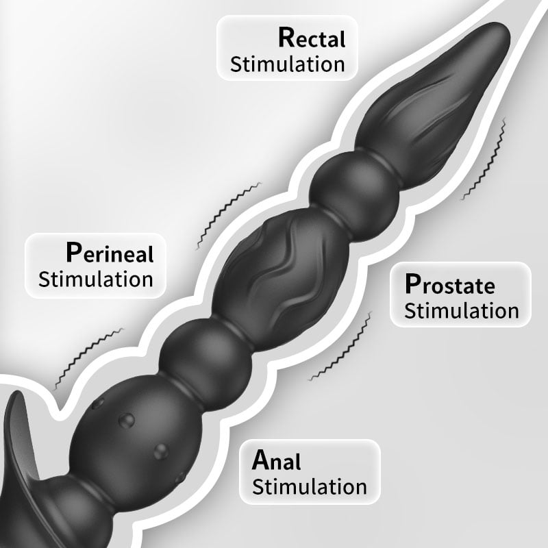 10 Vibration  Anal Beads Prostate Massager