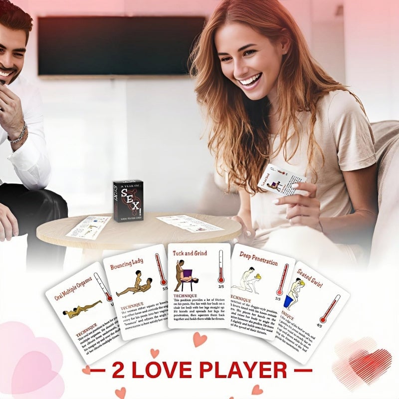 Sex Game Position Cards Bedroom Battle Cards Date-Night Fun Couple Poker Games Improve Relationship