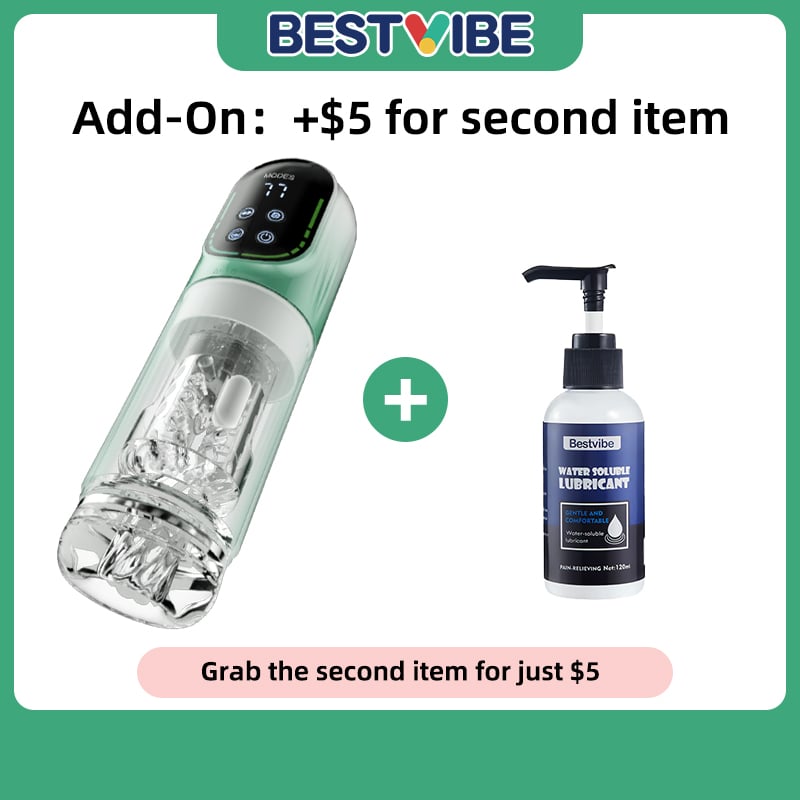 Starry Gaze 4 in 1 Dual Egg Vibrator Rotating Thrusting Suction Masturbator male sex toys