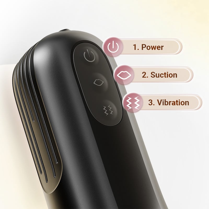 5 Suction 10 Vibration Anal & Mouth Fun Masturbation Tight Lifelike Wrap Masturbator