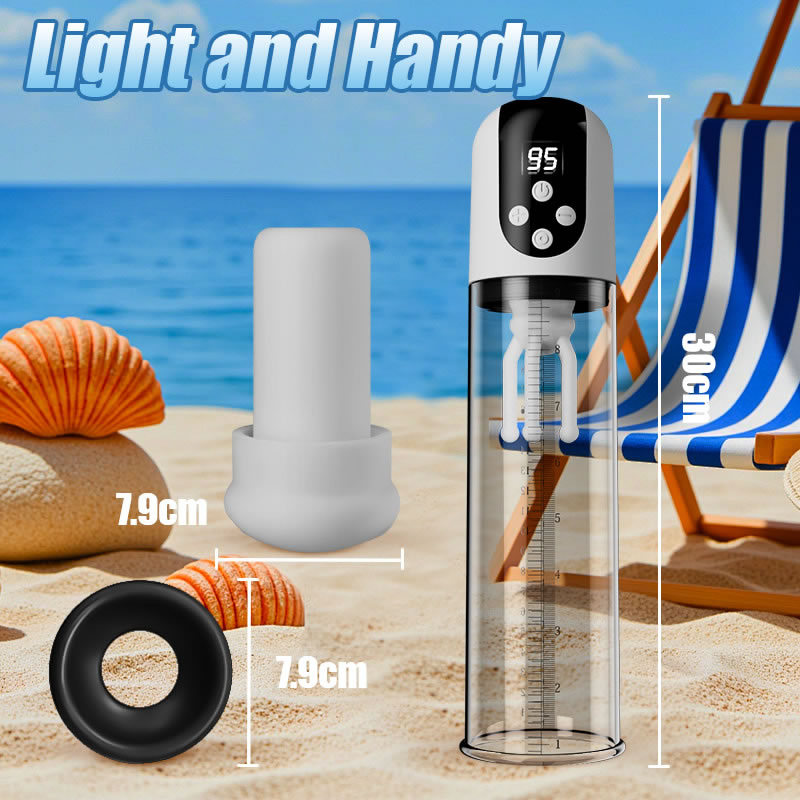 Wave - 5 Suction Modes  9 Vibration Modes  Vacuum Suction  Glans Massager   Penis Pump